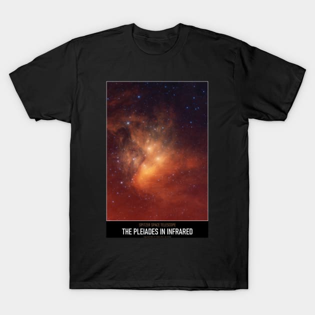 High Resolution Astronomy The Pleiades in Infrared T-Shirt by tiokvadrat